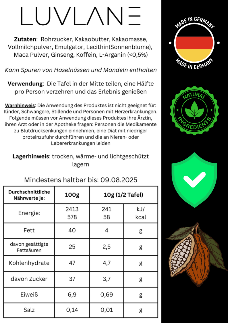 Aphrodisierende Schokolade für Paare